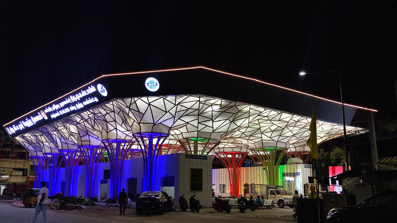Development of Thiru Vi Ka Nagar Bus Depot